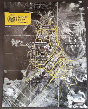 night city map cyberpunk 2077 wiki guide 300px