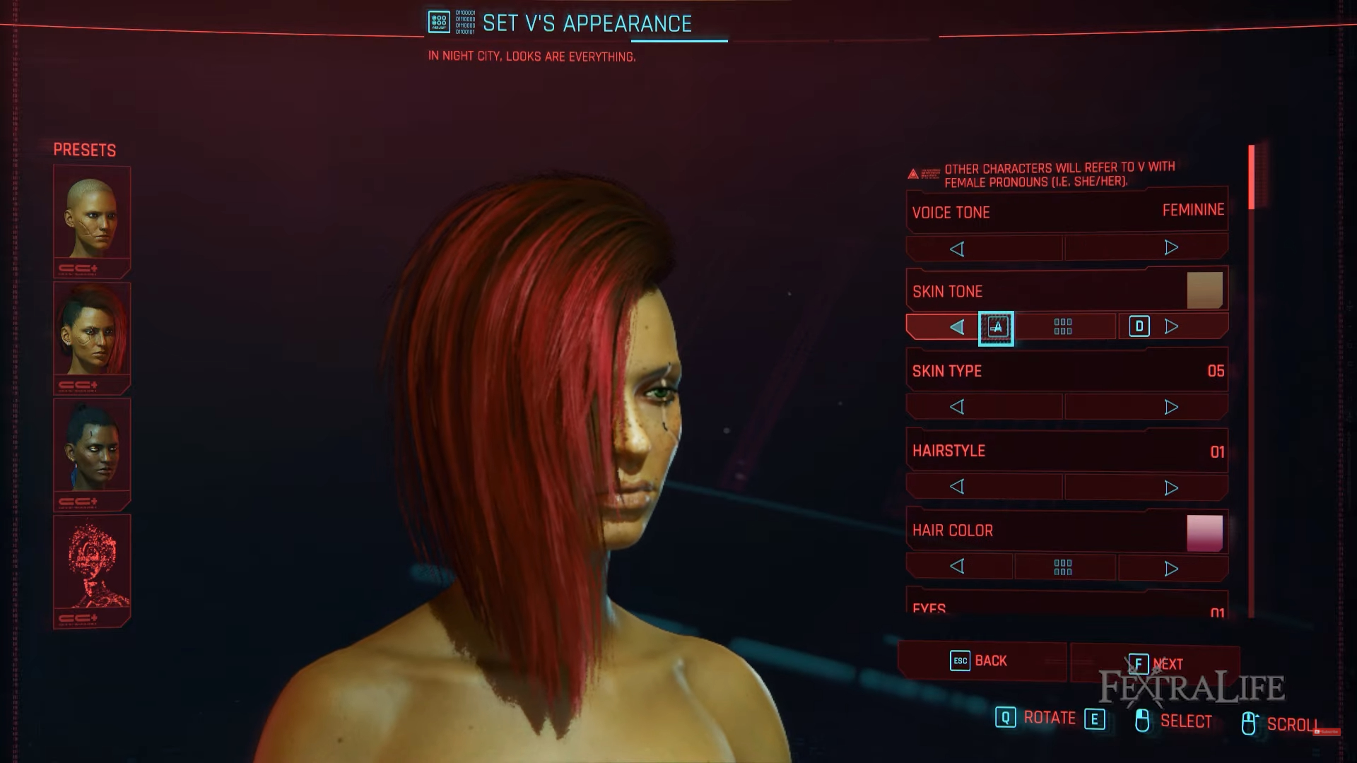 Cyberpunk character creation menu фото 4